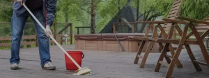 Le guide ultime pour teindre un patio en bois